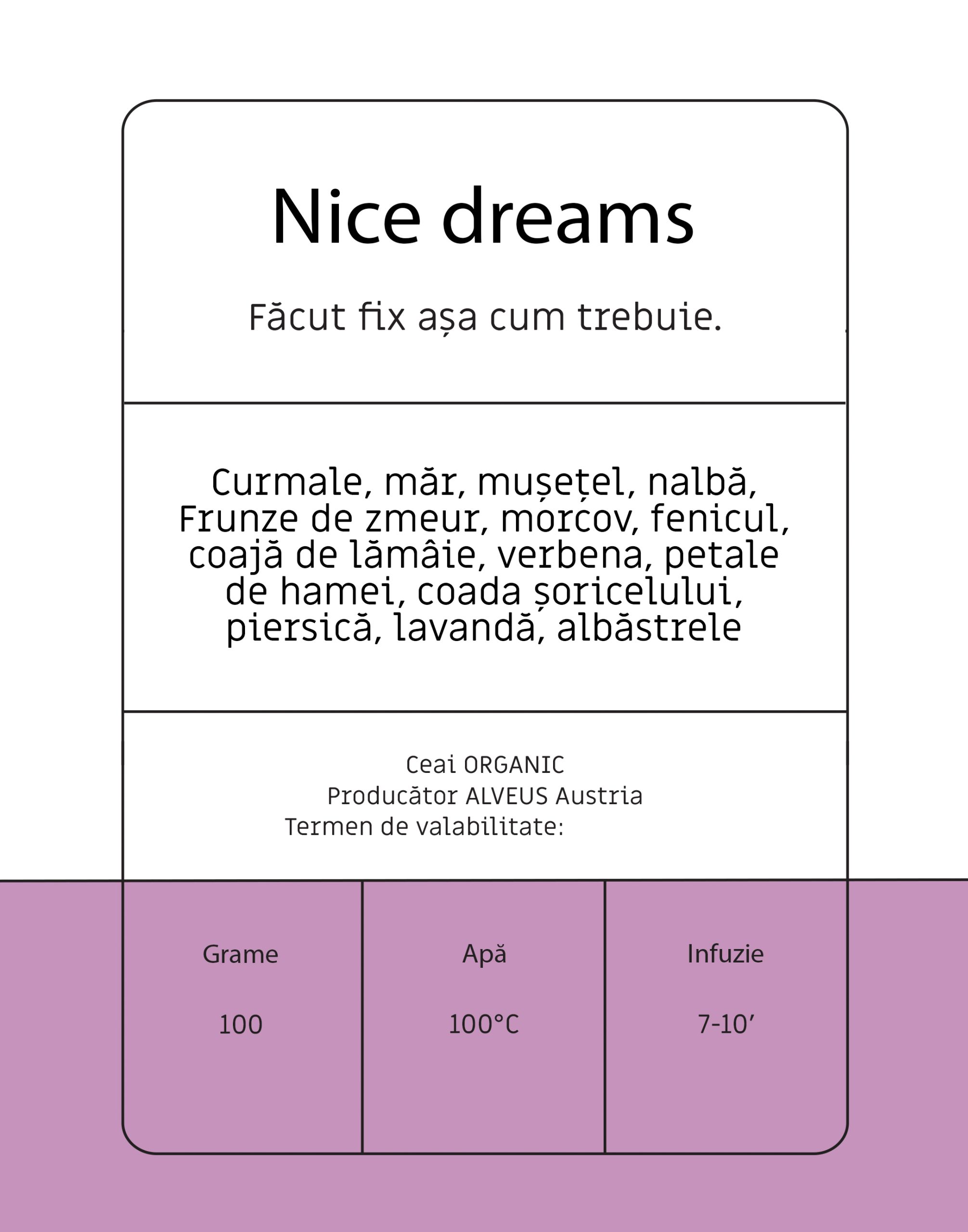 Nice dreamsNice dreams