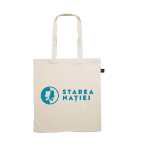 Tote bag din bumbac certificat Fairtrade