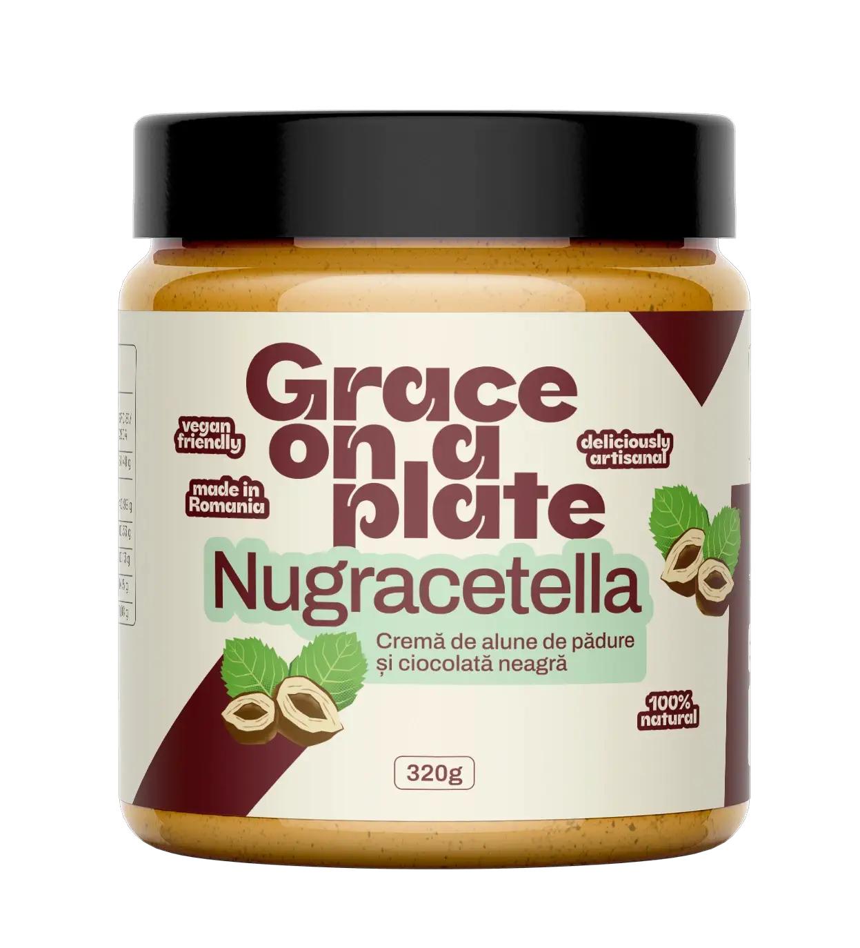 Nugracetella - Cremă de alune de pădure şi ciocolată neagră (1)