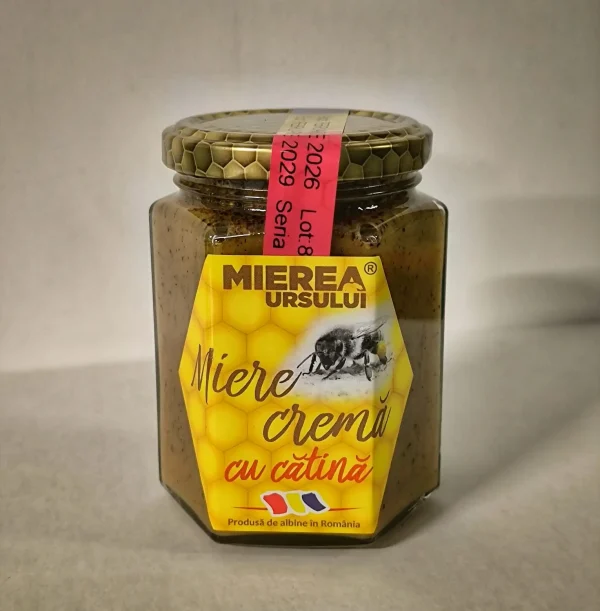 Cremă de miere cu cătină