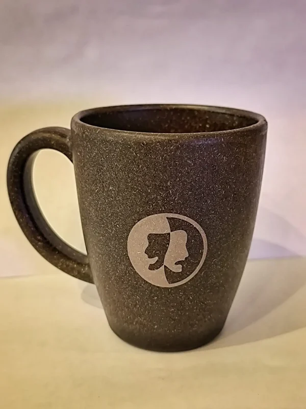 Cană Maro cafea de 300 ml cu sigla Starea Nației