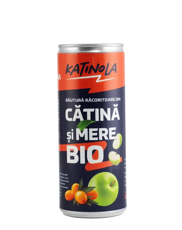 Doză răcoritoare cu suc de cătină și mere Katinola