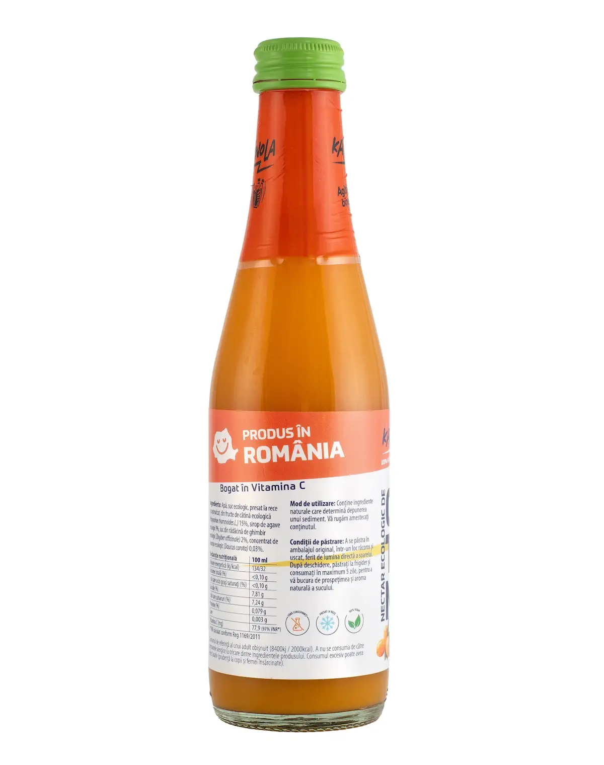 suc de catina si ghimbir-nectar Katinola 250ml-F02