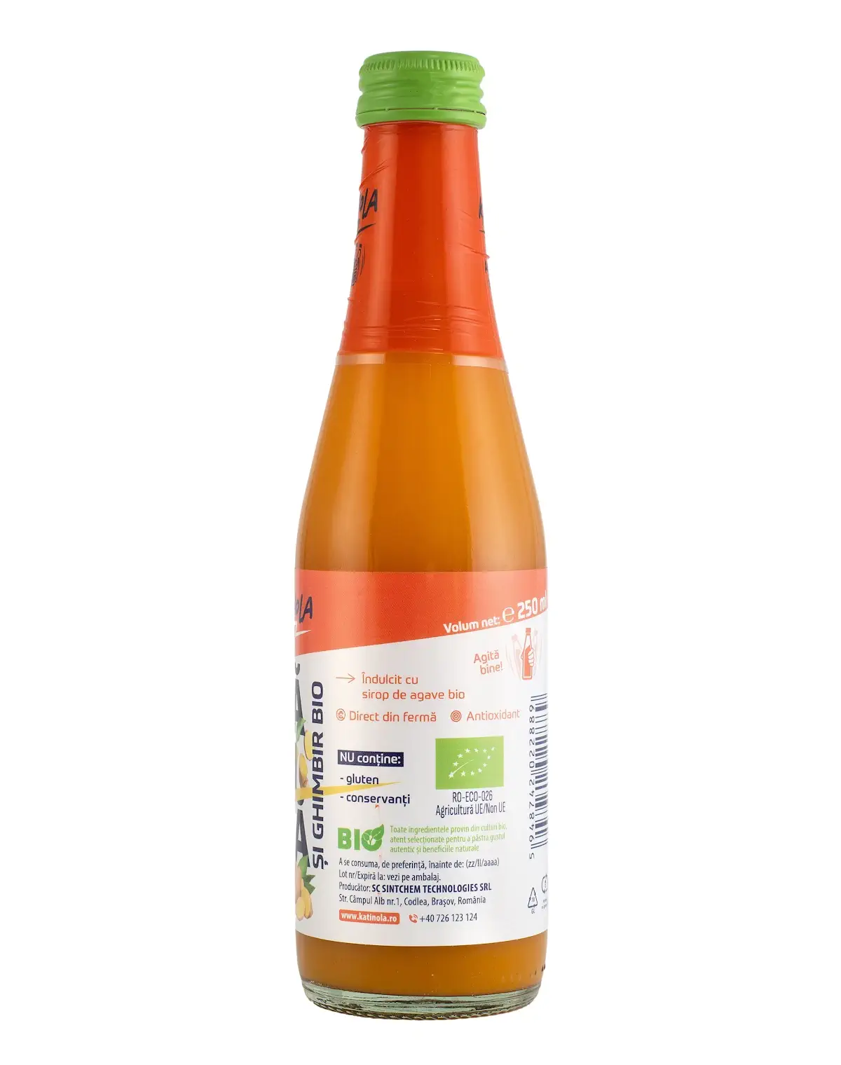 suc de catina si ghimbir-nectar Katinola 250ml-F04