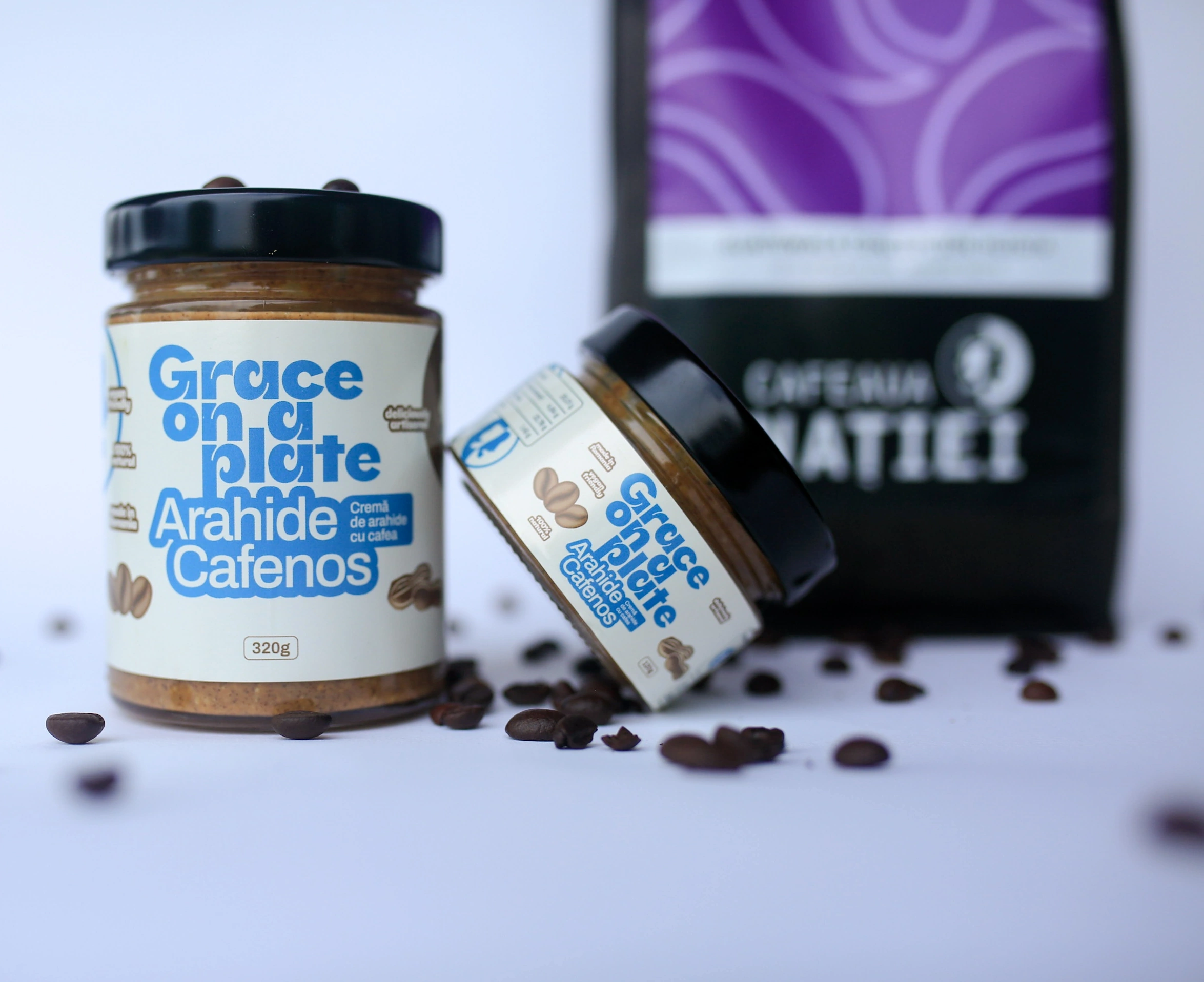 Arahide Cafenos – Cremă de arahide cu cafea