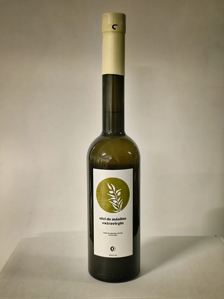 Sticlă de Uleiul Nației, ulei de măsline extravirgin Arbequina, 500 ml